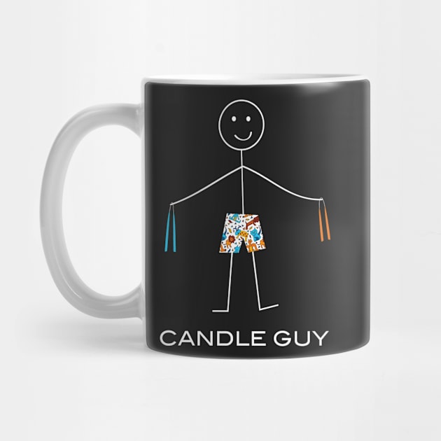 Funny Mens Candle Guy by whyitsme